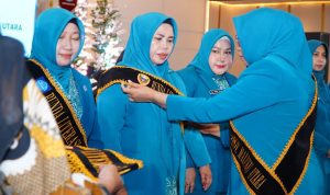 Ketua Tim Penggerak PKK Kota Tidore Kepulauan Hj. Rahmawati Muhammad Sinen resmi dikukuhkan sebagai Bunda Literasi Kota Tidore Kepulauan periode 2026-2030