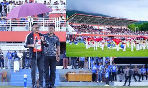 Wali Kota Tidore Kepulauan, Muhammad Sinen resmi membuka , Turnamen sepak bola Gurabati Open Tournament (GOT) ke-XXVIII Tahun 2026 di Stadion Gurabati, Kelurahan Gurabati, Minggu (7/6/2026).