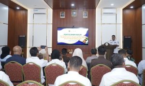 Wakil Wali Kota Tidore Kepulauan Ahmad Laiman, S. Sos menghadiri sekaligus menyampaikan sambutan pada Penyuluhan Hukum dan Pengarahan dalam Pengelolaan Makan Bergizi Gratis (MBG) di Kota Tidore Kepulauan